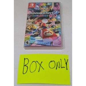 Mario Kart 8 Deluxe Empty Replacement Case ONLY! Nintendo Switch